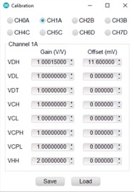 Figure 5. Calibration menu of the MAX32007 DAC. Figure 5. Calibration menu of the MAX32007 DAC.