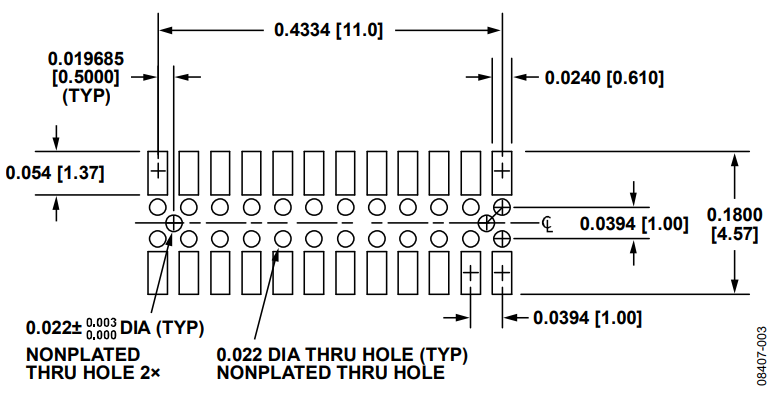 Figure 3. Suggested Layout and Mechanical Design for the Mating Connector.