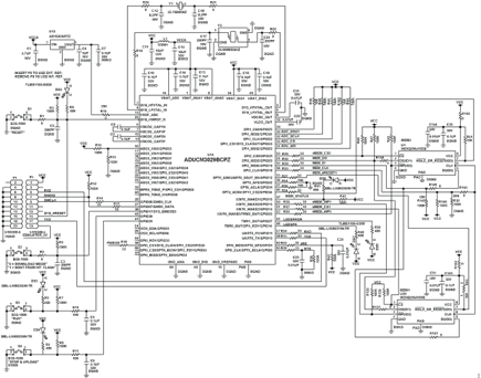 Figure 88. EMC Board Schematics, MCU and Periphery.