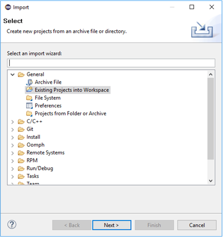Figure 5: Import TMC-API