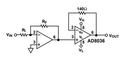 Figure 3. Inverting clamping circuit.