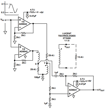 Single-Supply HDSL Transceiver