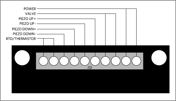 Figure 10. MAX35103EVKIT2 J12 pinout.