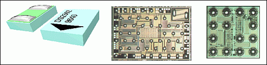 Figure 1. Generic 2-Bump CSP, 55-Bump Flip Chip, 4 x 4 UCSP™.