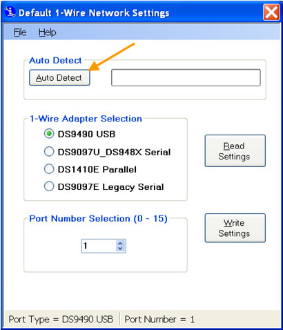Figure 13. Pick Adapter menu selection.