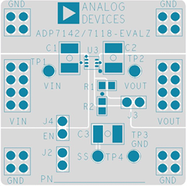 ADP7142-ADP7118 Evaluation Board