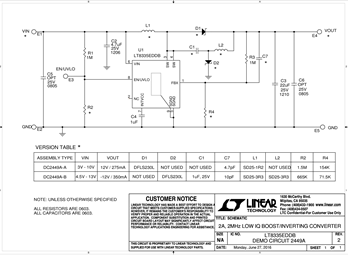 DC2449A Demo Board Schematic Image