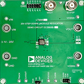 DC2665B-B Evaluation Board - Top View