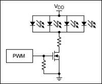 Figure 5. Simple PWM control circuit.