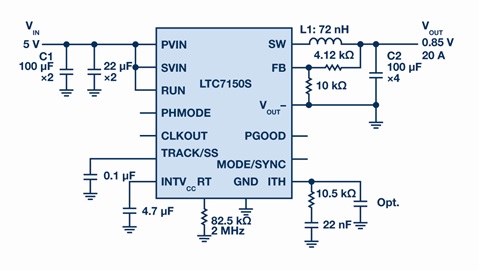 LTC7150S Schematic