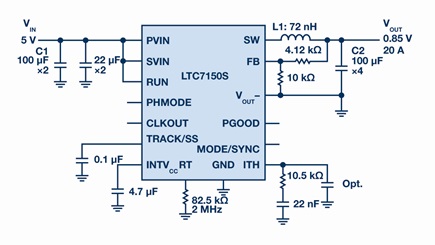 LTC7150S Schematic