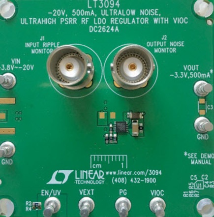 Demo circuit shows a tiny −3.3 V solution
