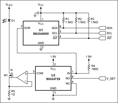 Figure 3. Increased LED power with a current-regulating circuit.
