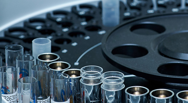 Close-up of some lab equipment