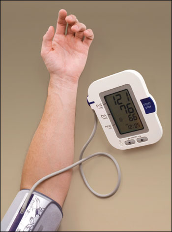 Figure 1. Upper-arm blood pressure monitor.