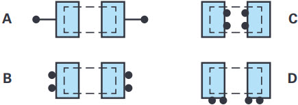 Bypass capacitor connected unfavorably and advantageously