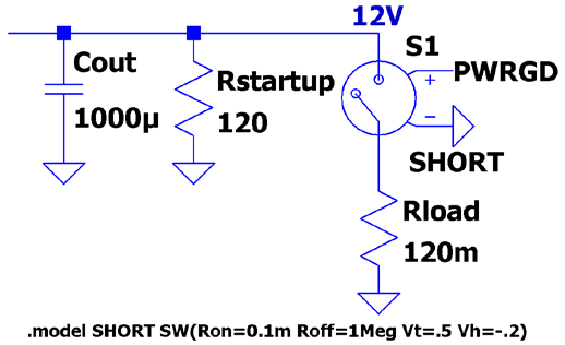 Delay the Application of the Load to a Power Supply with Switch