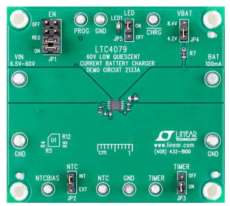 Complete Demo Board Circuit Footprint Shown Actual Size