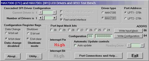 Figure 2. Program display on startup.