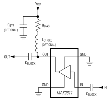 MAX2611: Typical Operating Circuit