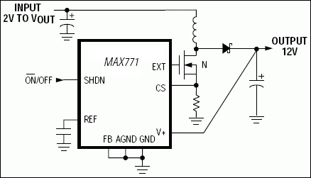MAX770, MAX771, MAX772, MAX773: Typical Operating Circuit