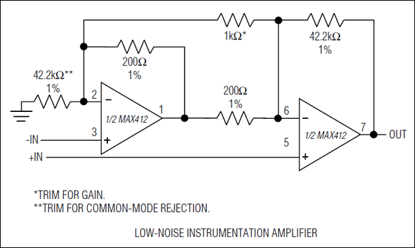 MAX410, MAX412, MAX414: Typical Operating Circuit