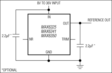 MAX6325, MAX6341, MAX6350: Typical Operating Circuit