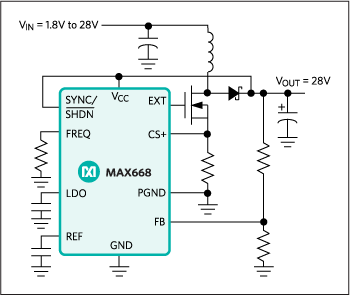 MAX668, MAX669: Typical Operating Circuit