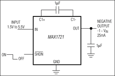 MAX1719, MAX1720, MAX1721: Typical Operating Circuit