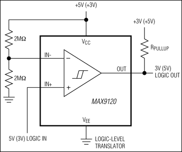 MAX9117, MAX9118, MAX9119, MAX9120: Typical Application Circuit