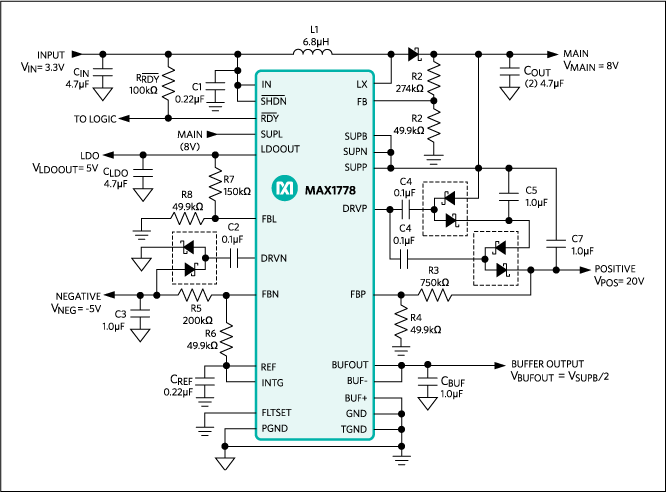 MAX1778, MAX1880, MAX1881, MAX1882, MAX1883, MAX1884, MAX1885: Typical Operating Circuit
