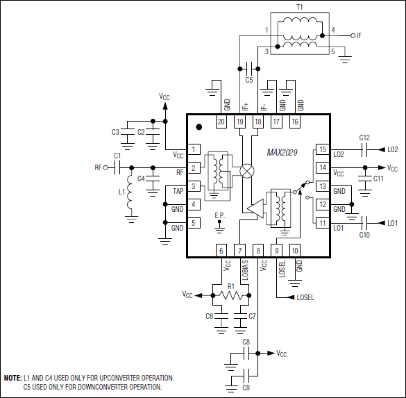 MAX2029: Typical Application Circuit
