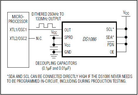 DS1086, DS1086H, DS1086Z: Typical Operating Circuit
