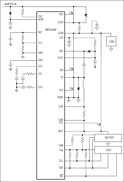 MAX1645B: Typical Operating Circuit