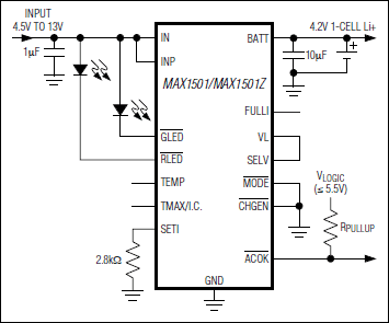 MAX1501: Typical Operating Circuit