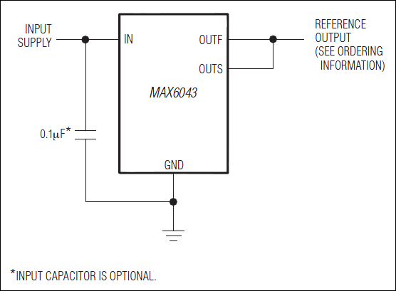 MAX6043: Typical Operating Circuit