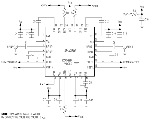 MAX2016: Typical Application Circuit