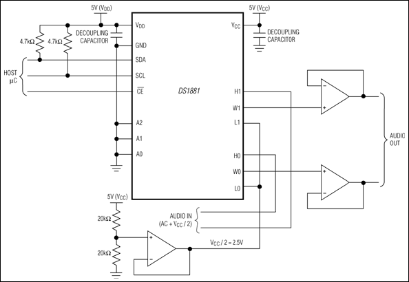 DS1881: Typical Operating Circuit