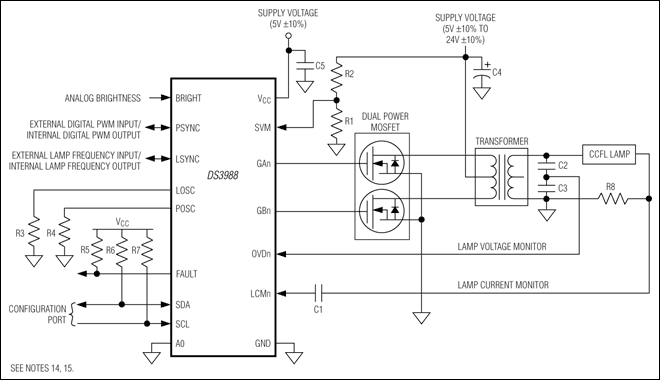 DS3988: Typical Operating Circuit