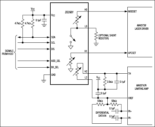 DS3901: Typical Operating Circuit