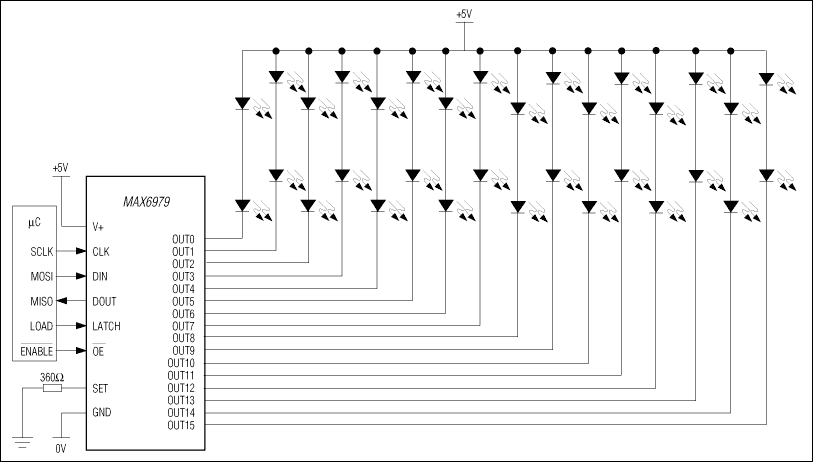 MAX6979: Typical Application Circuit