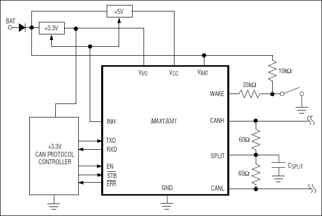 MAX13041: Typical Operating Circuit