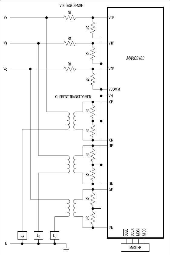 MAXQ3183: Typical Application Circuit