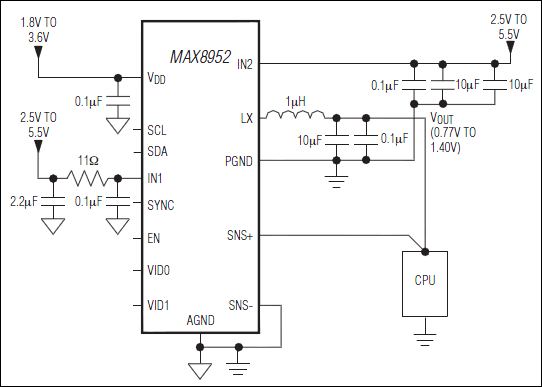 MAX8952: Typical Operating Circuit