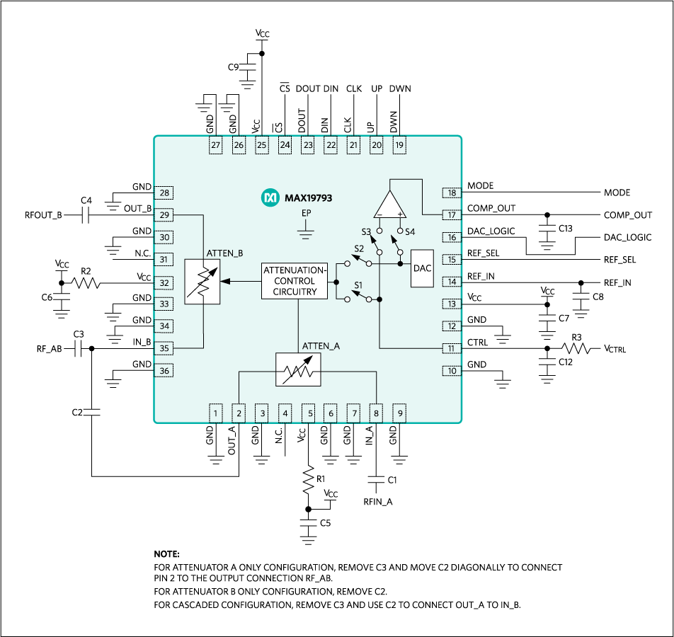 MAX19793: Typical Application Circuit