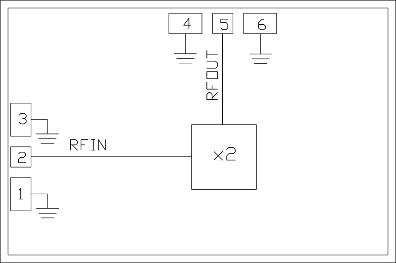 HMC1105 Functional Block Diagram