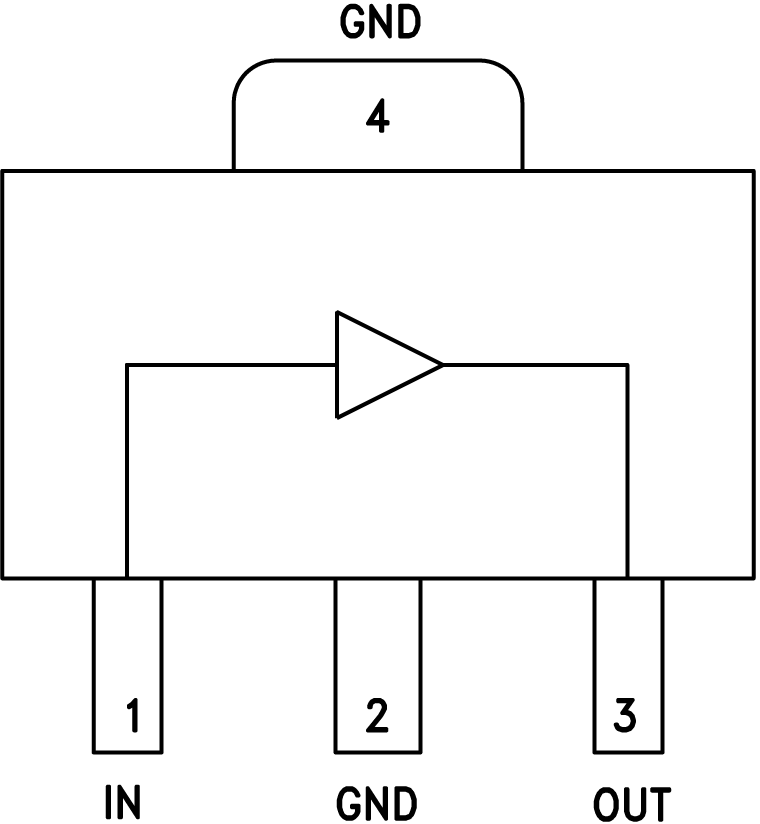 HMC589A Functional Block Diagram