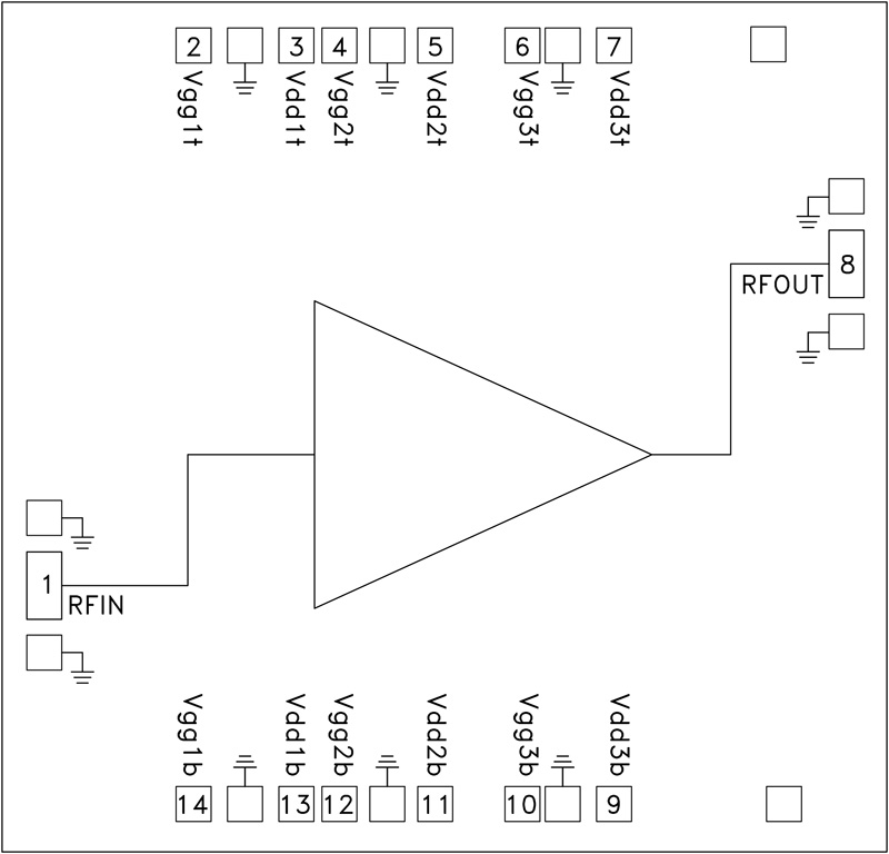HMC693 Functional Block Diagram