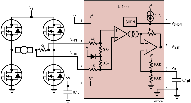 LT1999-10-1999-20-1999-50 Application circuit