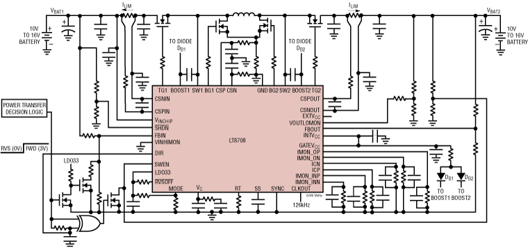 LT8708 Application Circuit